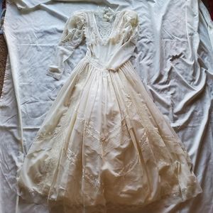 Petite Jessica McClintock Vintage Wedding Dress